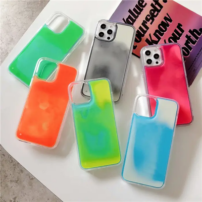 Luminous Neon Sand Case👑